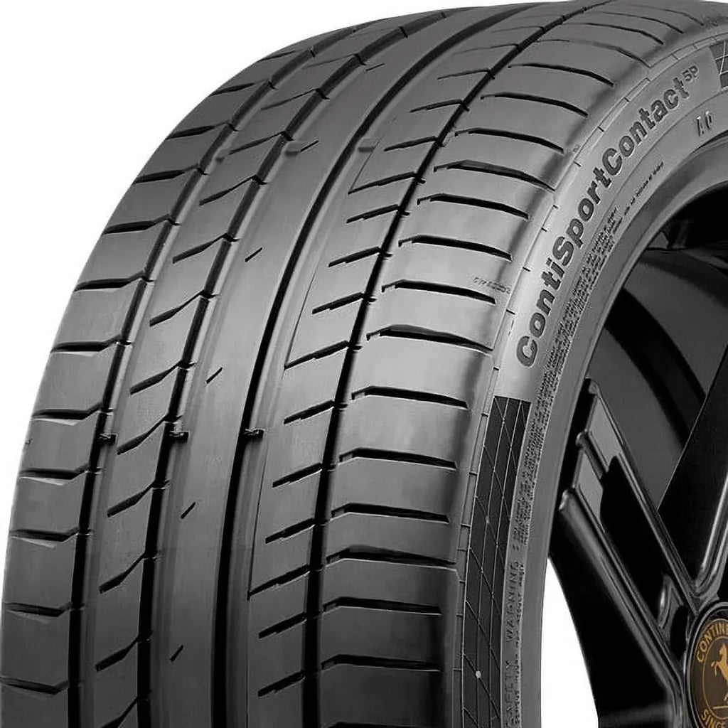 Continental ContiSportContact 5 Summer 285/40R21 109Y XL Passenger Tire Fits: 2017-23 Audi Q7 Technik, 2021 Porsche Cayenne GTS Coupe