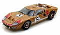 1966  GT-40 MK II #5, Gold - Shelby  SC403 - 1/18 Scale Diecast Model Toy Car
