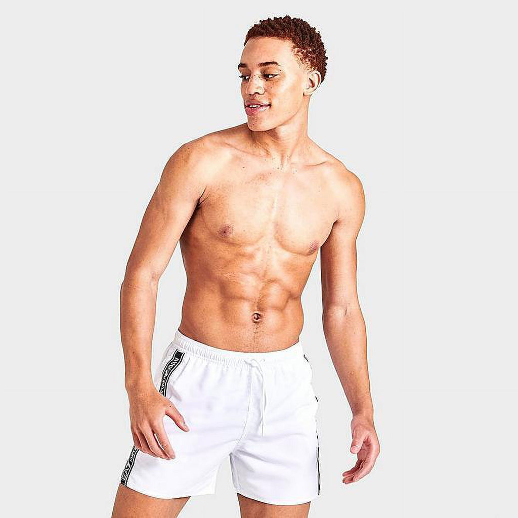 MEN'S EMPORIO ARMANI EA7 TAPED SWIM SHORTS Size XXLarge