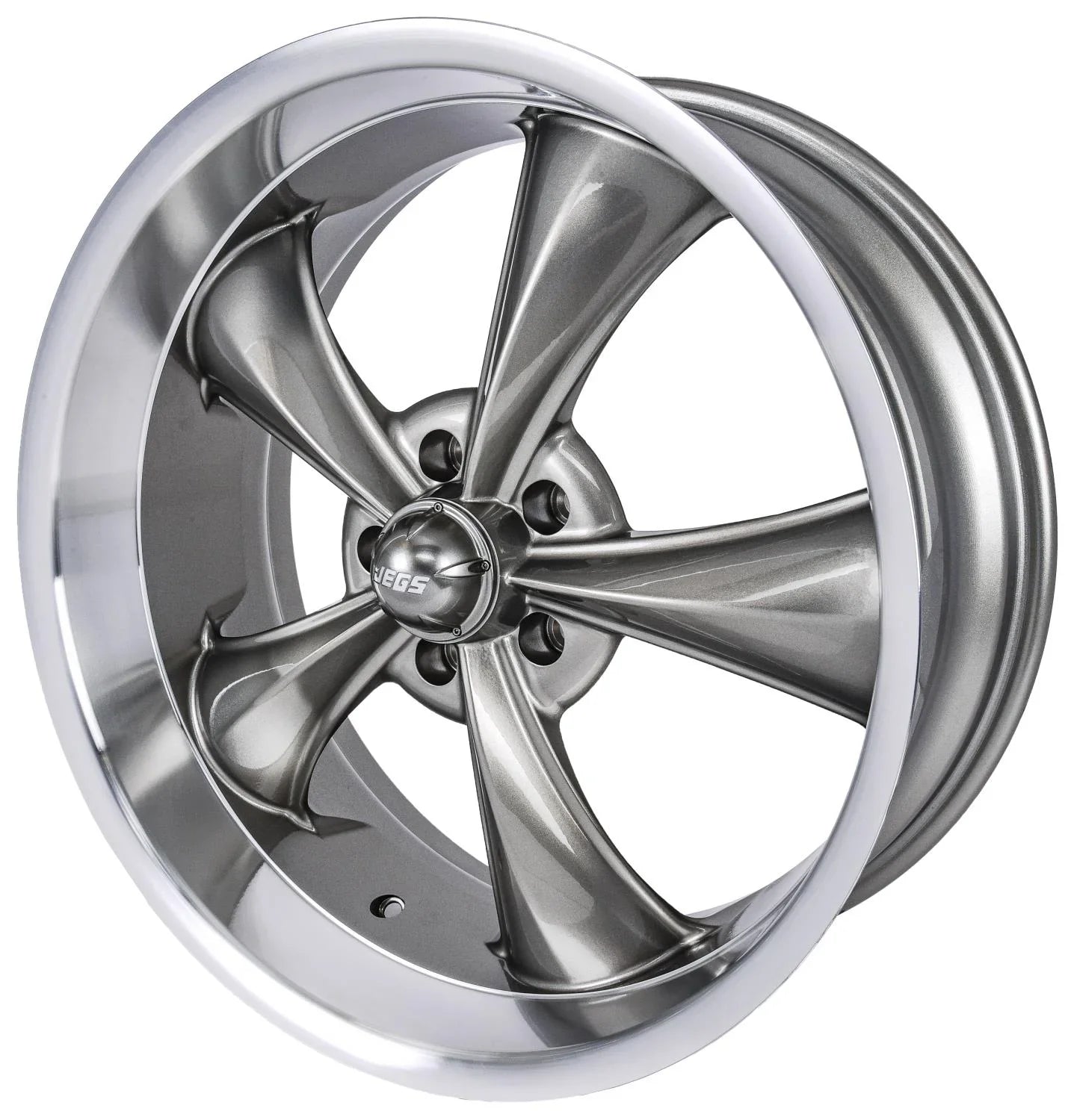 JEGS 681339 Resto-Rod Wheel Size: 20 x 8.5 Bolt Pattern: 5 x 4.75 Back Spacing: