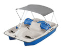 Sun Dolphin 5 Seat Sun Slider Pedal ship with Canopy, Blue
