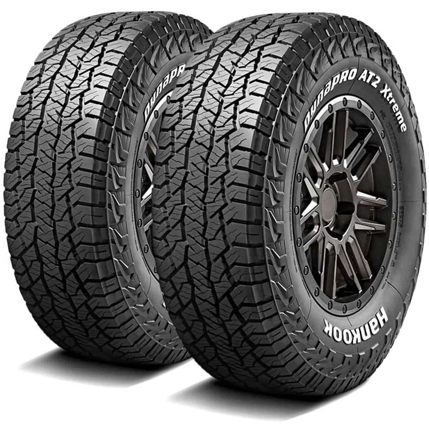 Set of 4 (FOUR) Hankook Dynapro AT2 Xtreme 245/75R16 111T XT X/T Extreme Terrain Tires Fits: 2015  Tacoma TRD Pro, 1996-2002 Chevrolet Tahoe LT
