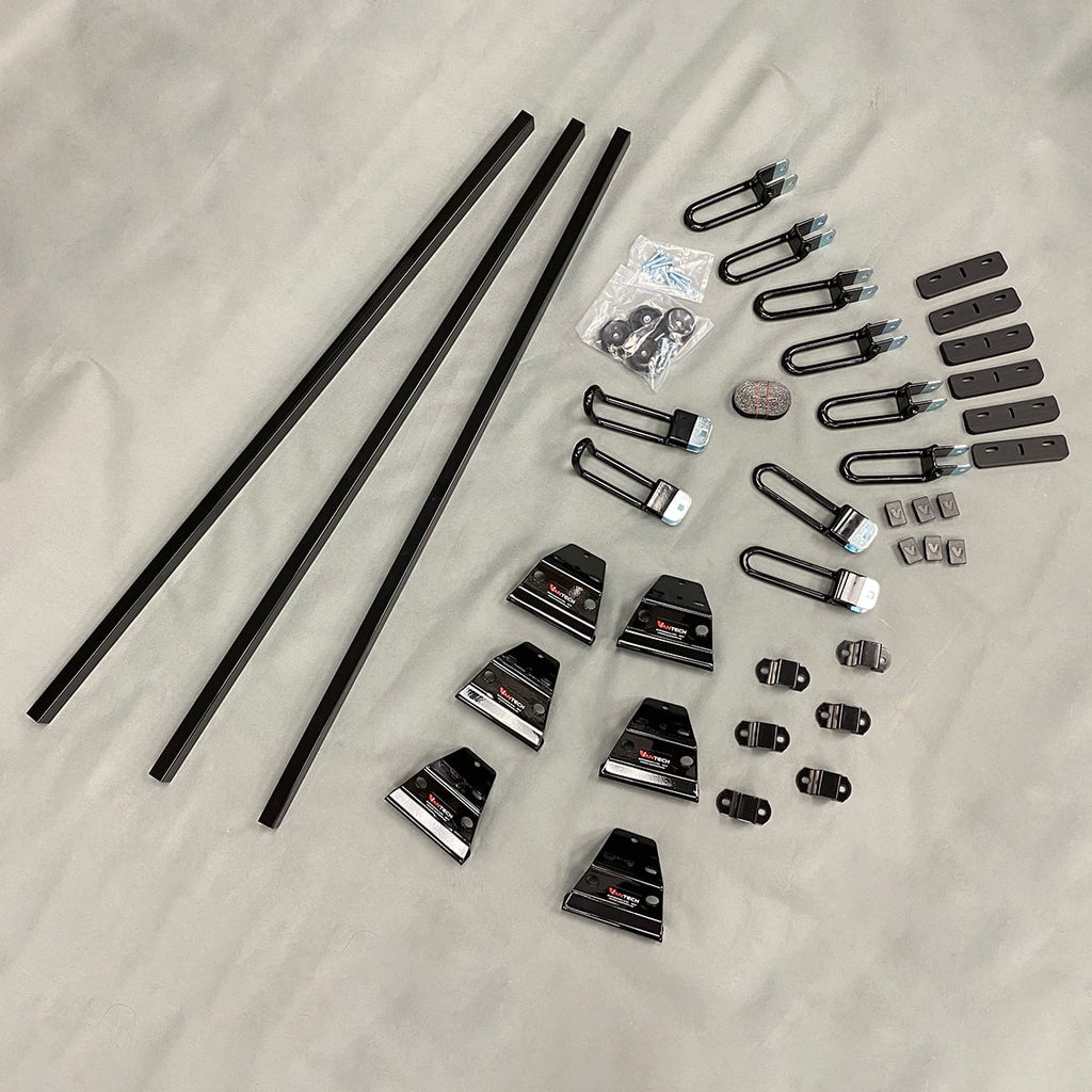 Vantech Heavy Duty 3 Bar Ladder Roof Rack Fits:  Transit Cargo Van High Roof