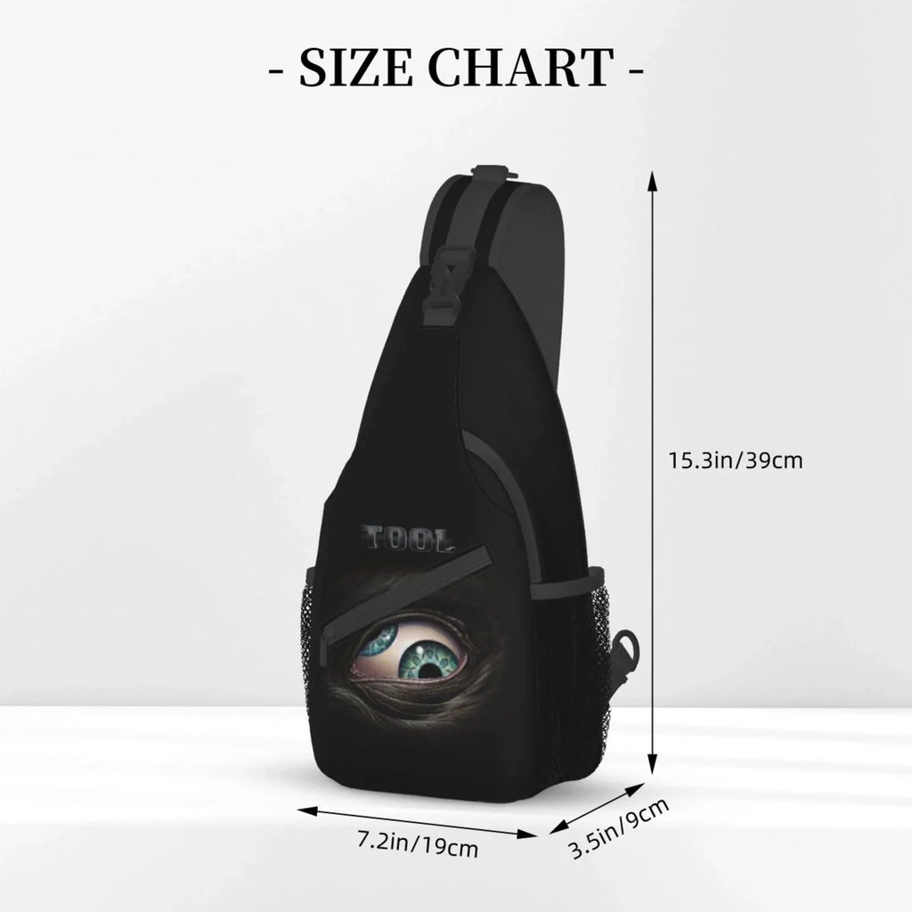 Tool Music Band Sling Bag Crossbody Backpack Chest Bags Diagonally Travel Daypack For Women Men Adults Teen