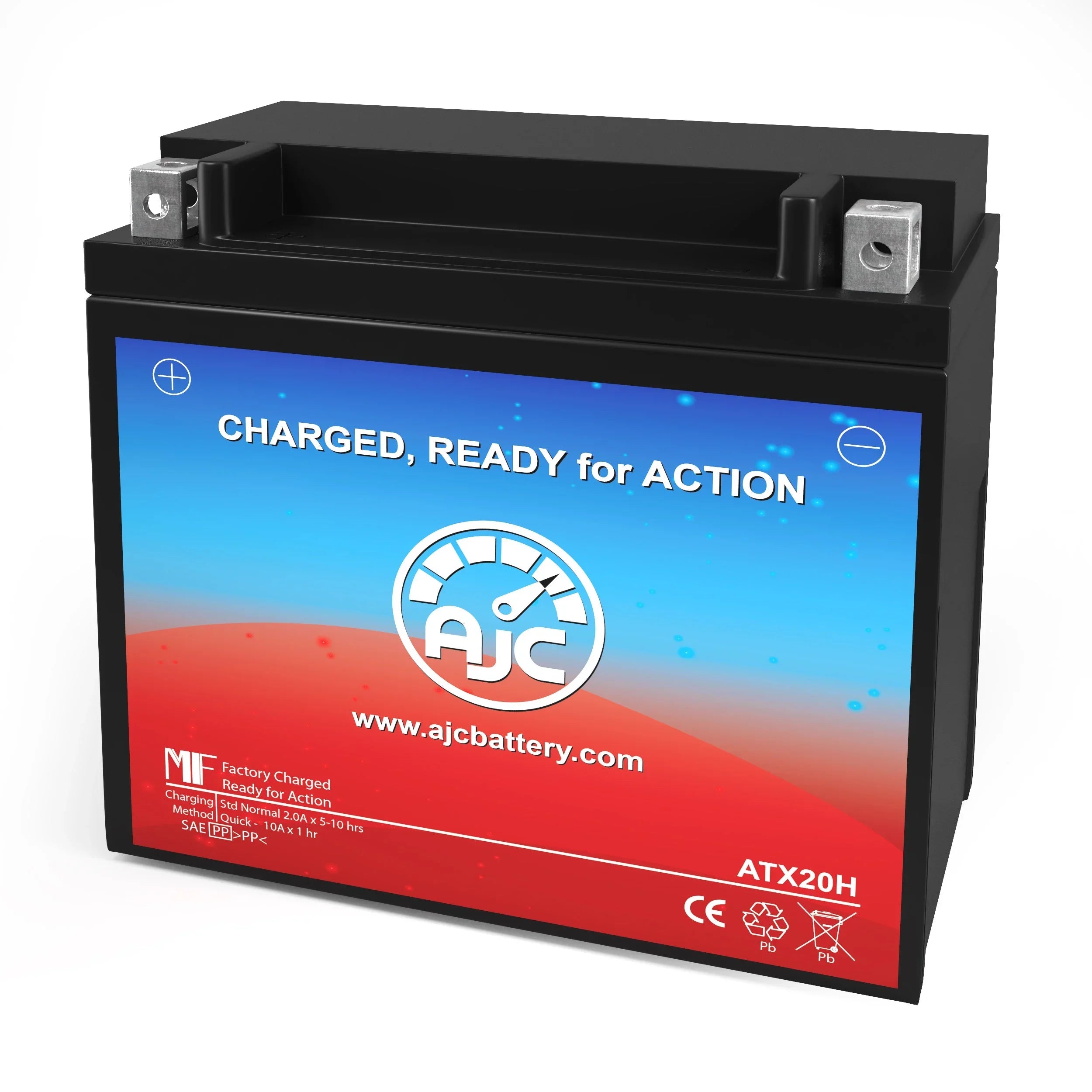 AJC Battery suitable with Bombardier GTx 500 500CC Motorcycle Replacement Battery (2005-2008)