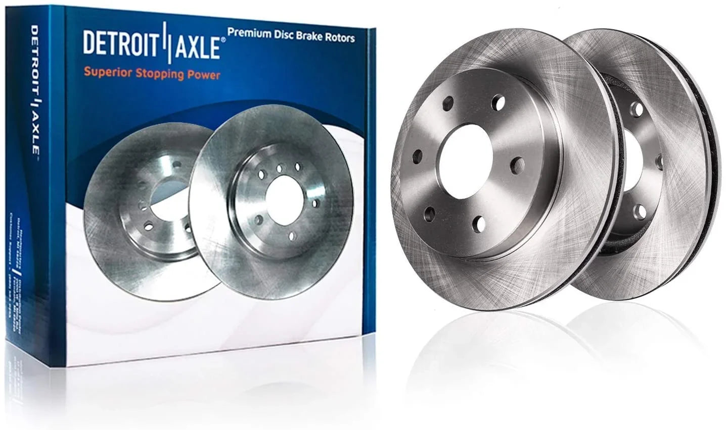Detroit Axle - Rear Brake Kit for 2012-2020  F-150 Replacement 2013 2014 2015 2016 2017 2018 2019 Disc Brake Rotors Ceramic Brakes Pads 6 Lugs : 13.70" Rotor