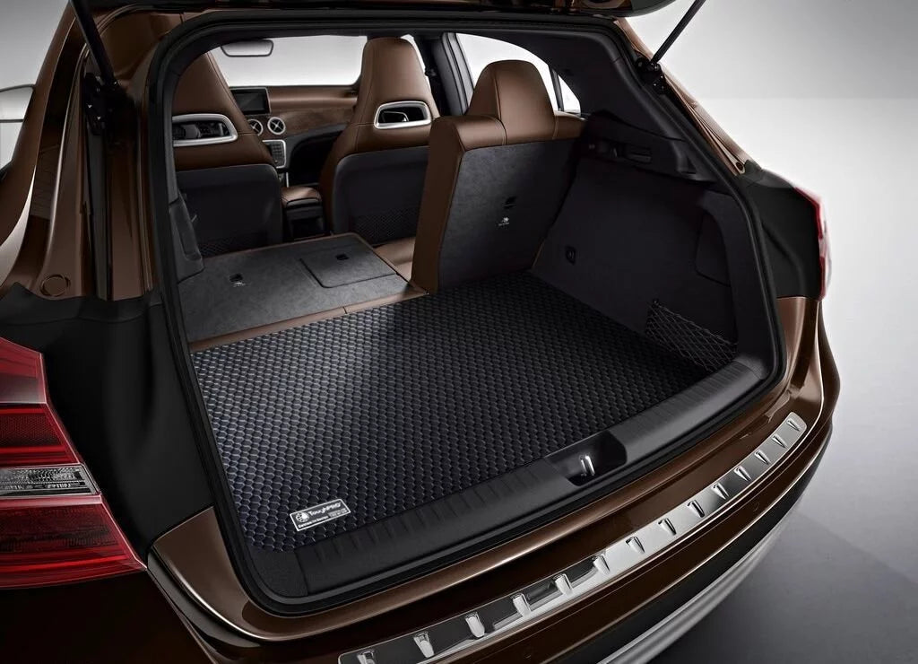 ToughPRO - Trunk Mat appropriate with  Camry - All atmospheric conditions Heavy Duty (Made in USA) - Black Rubber - 2016