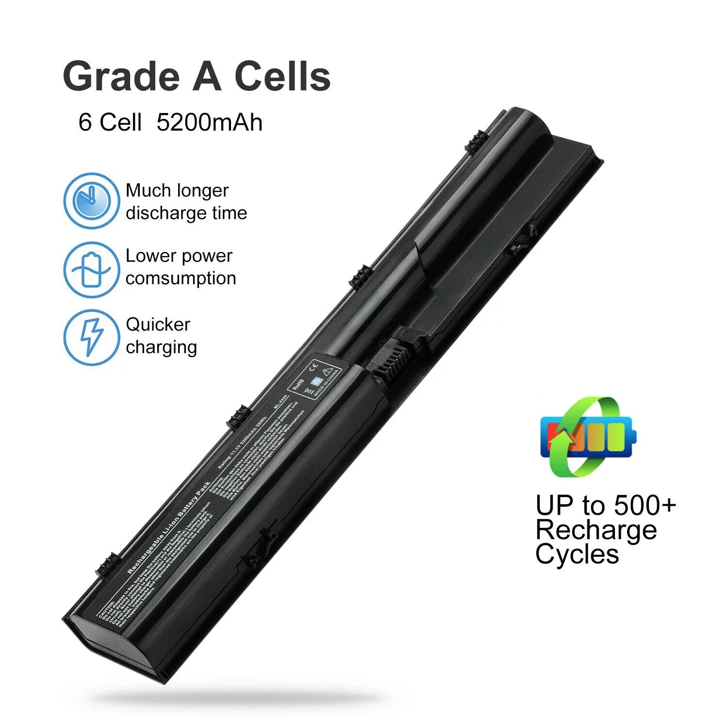 Battery for  ProBook 4530S 4540S 4440S 4430S 4545S 4535S 4330S QK646UT QK646AA