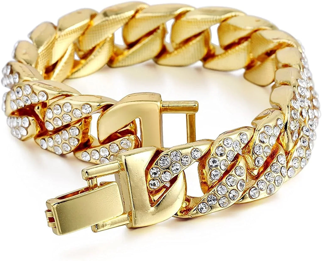 Bling'ed Out King and Queen Hip Hop Watch Set Perfect for Power Couples to Flaunt On and Off The Dance Floor