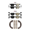 Transit Auto Front Semi-Metallic Disc Brake Pads Kit For 2011  X3 xDrive28i KNN-100380