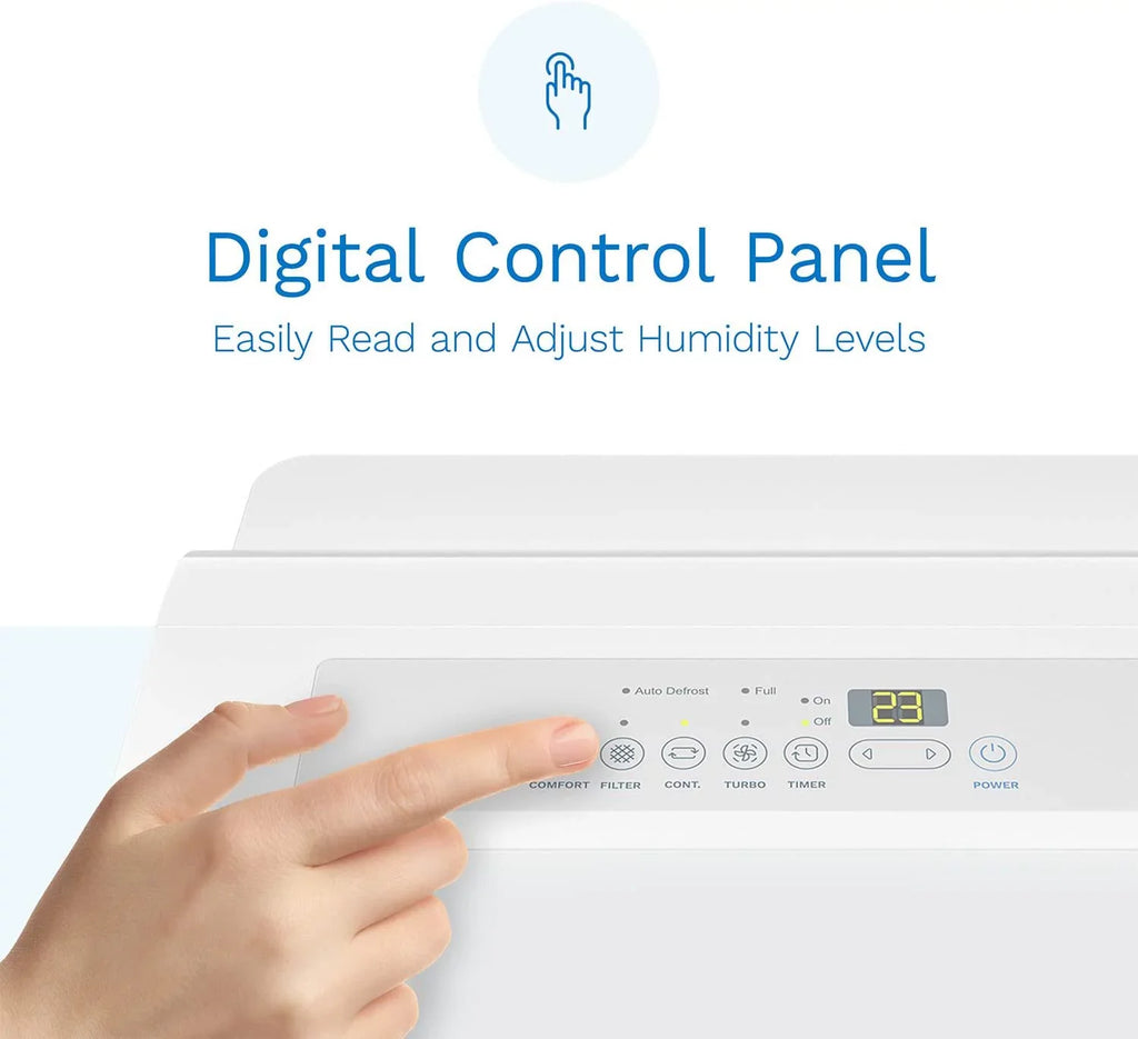 Energy Star Dehumidifier - Ideal for Medium to Large Rooms, Bedrooms and Home Basements - Powerful Moisture Removal and Humidity Control - 35 Pint (Previously 50 Pint). ft. hOmeLabs 3000 Sq