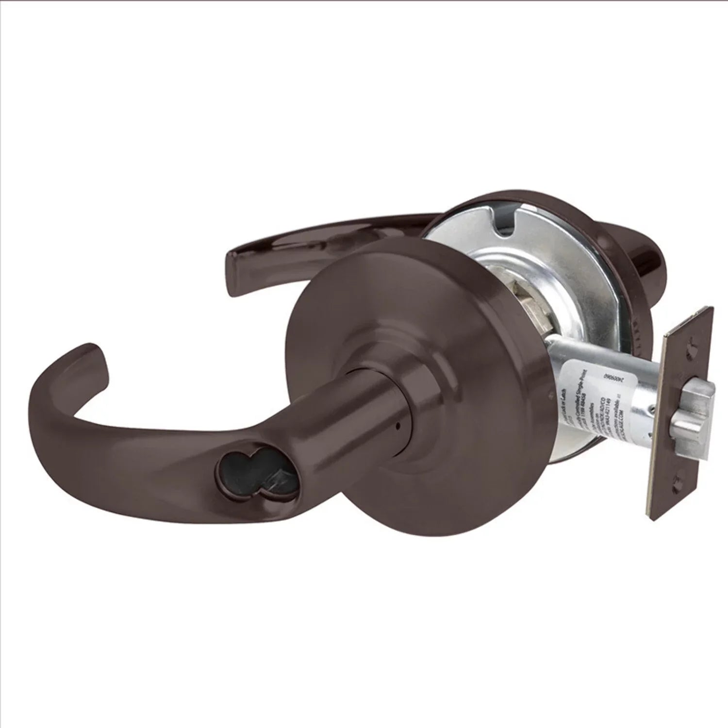 Schlage ND91BD SPA 613 Grade 1 Entrance/Office Lock Sparta Lever SFIC Prep Less Core Oil Rubbed Bronze Finish Non-Handed