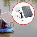 kesoto Solar Air Pump,Aquarium Air Pump Oxygenator Silent Eco Friendly,6V Solar Pond Aerator Solar Powered Pond Pump for Hydroponics