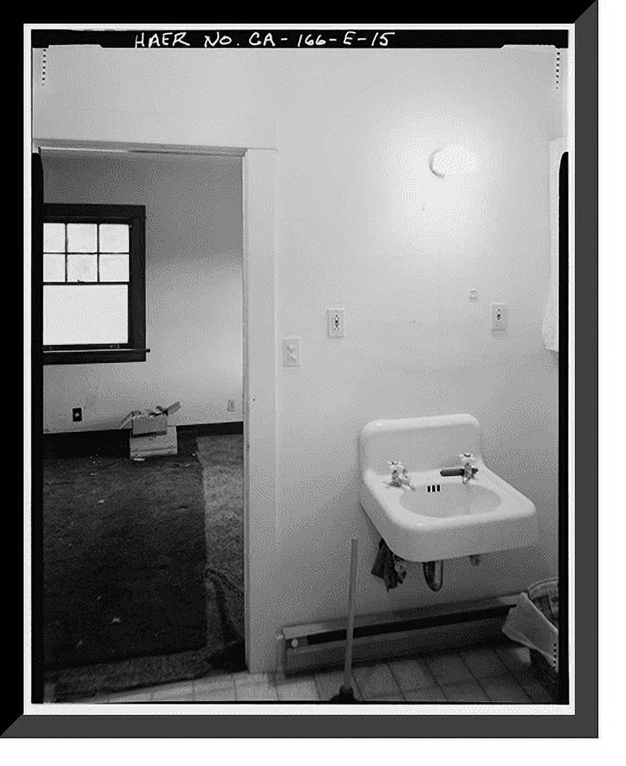 Historic Framed Print, Rush Creek Hydroelectric System, Clubhouse Cottage, Rush Creek, June Lake vicinity, Mono County, CA - 15, 17-7/8" x 21-7/8"