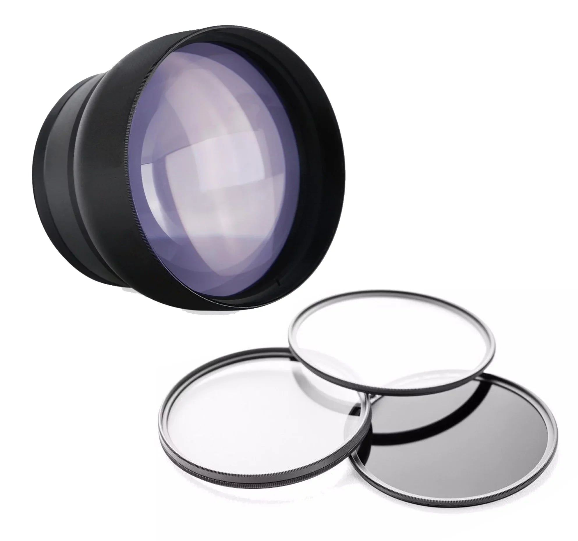 PowerShot G7 X Mark II 2.2x High Grade Super Telephoto Lens + Lens/Filter Adapter + Filter Kit