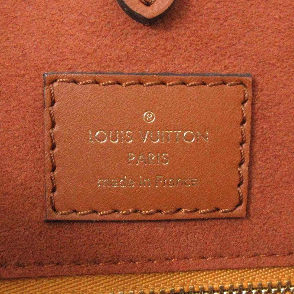 Pre-Owned Authenticated Louis Vuitton Monogram Fold Tote PM Canvas Brown Satchel Unisex (Good)