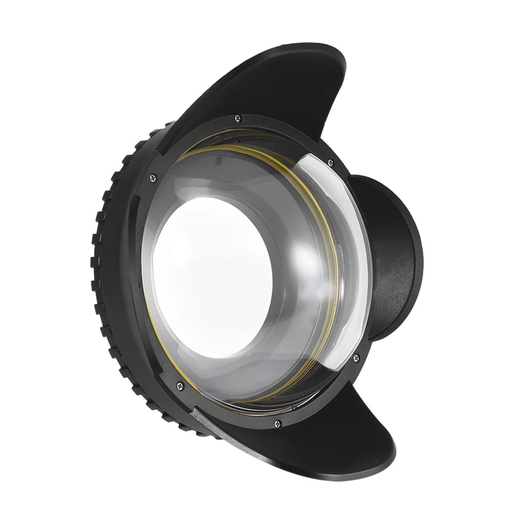 MEIKON Dome Port,Shade protector 60m/ Lens Port Case protector 60m/ 197ft Wide Lens Port Round Adapter Camera Case Shade protector Port Case Shade 197ft Waterproof 67mm Fisheye Wide Lens 60m/ 197ft Waterproof