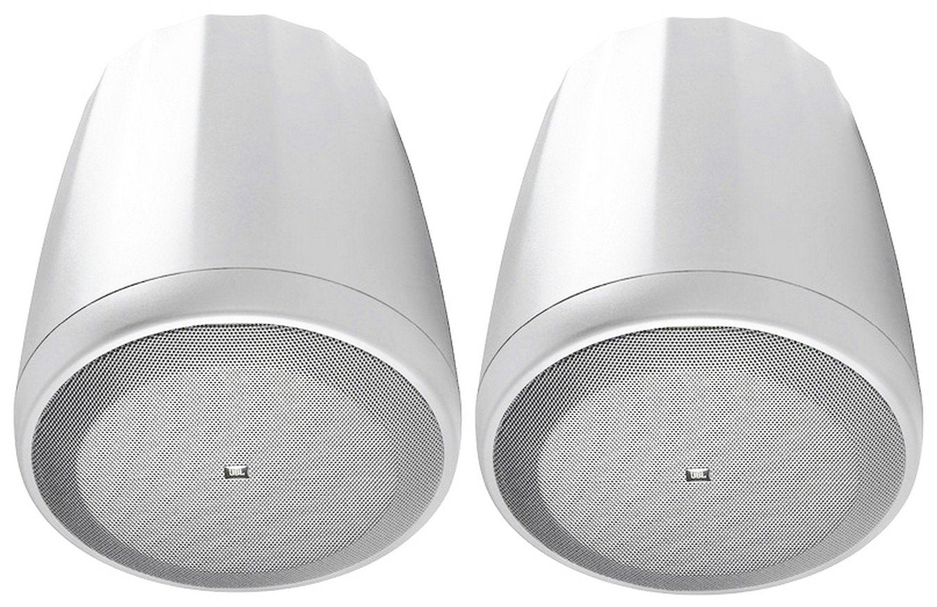 6-Zone Amp+6) 3.5" White Cube+2) JBL Pendant and Ceiling Speakers for Restaurant/Bar