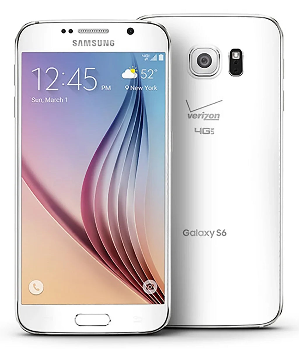 Galaxy S6 G920V 32GB Verizon CDMA 4G LTE Octa-Core Android Phone w/ 16MP Camera - White (Certified Used)