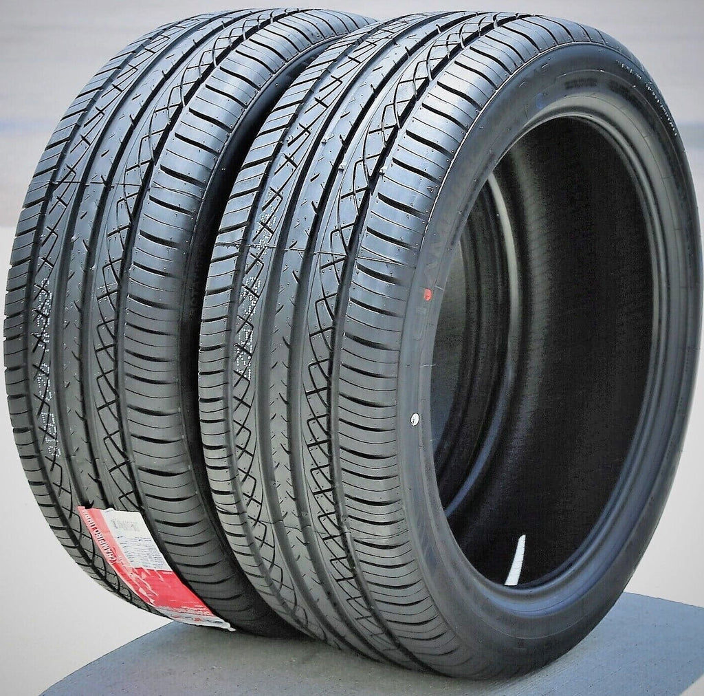 Set of 4 (FOUR) GT Radial Champiro UHP A/S 255/40R19 ZR 100Y XL AS High Performance Tires Fits: 2014  Mustang GT, 2015-23  Mustang EcoBoost Premium