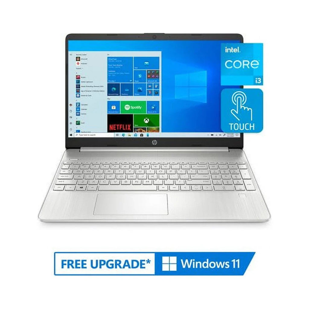 15.6" FHD Touchscreen Business Laptop, 11th Gen  Core i3-1115G4 Processor, Windows 10 Pro, 12GB RAM, 512GB SSD, HDMI, Wi-Fi 5, Bluetooth, Fingerprint Reader, Silver
