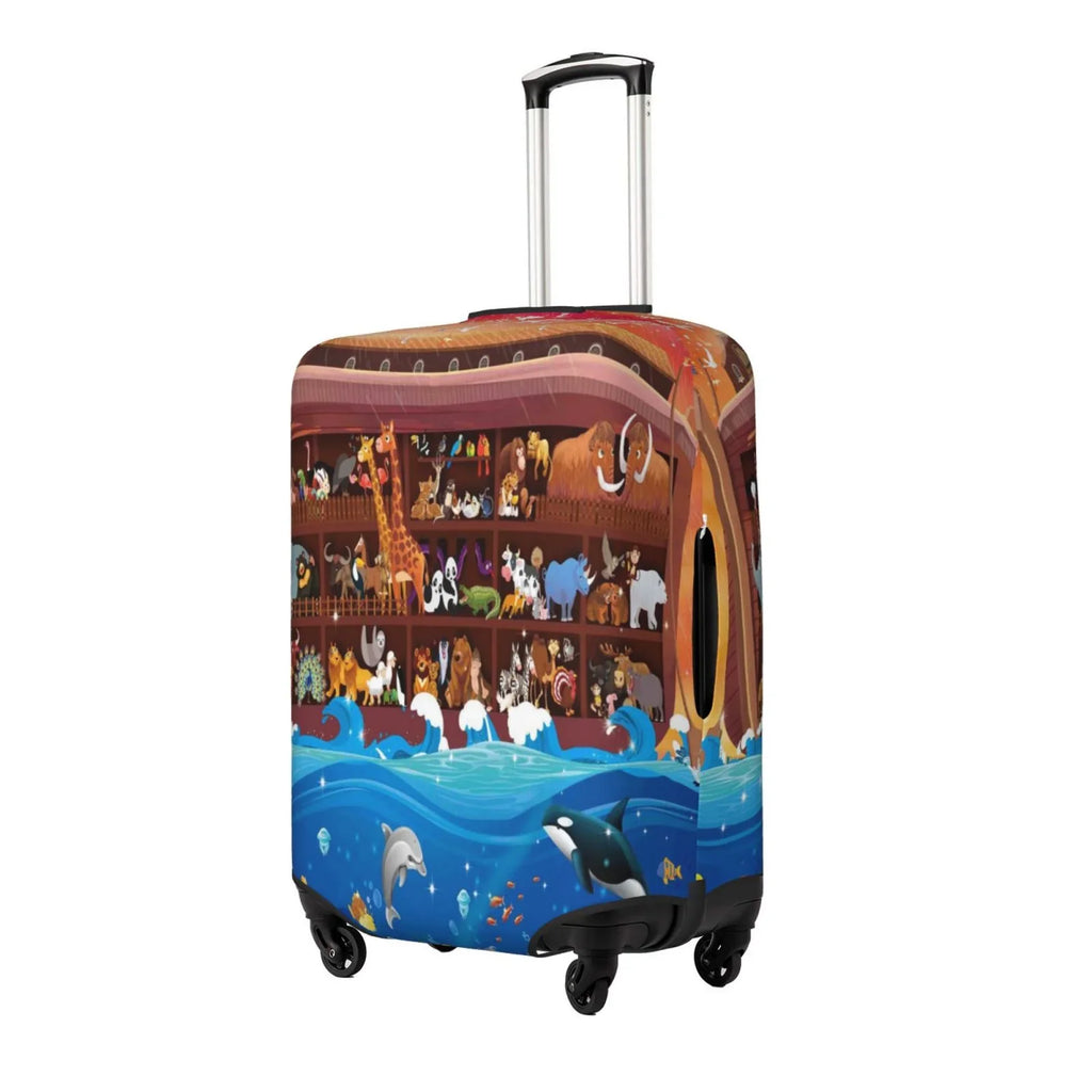 Junzan Animals On Noah'S Ark2 Print Washable Luggage shield - Fashion Suitcase Protector Fits 18-32 Inch Luggage