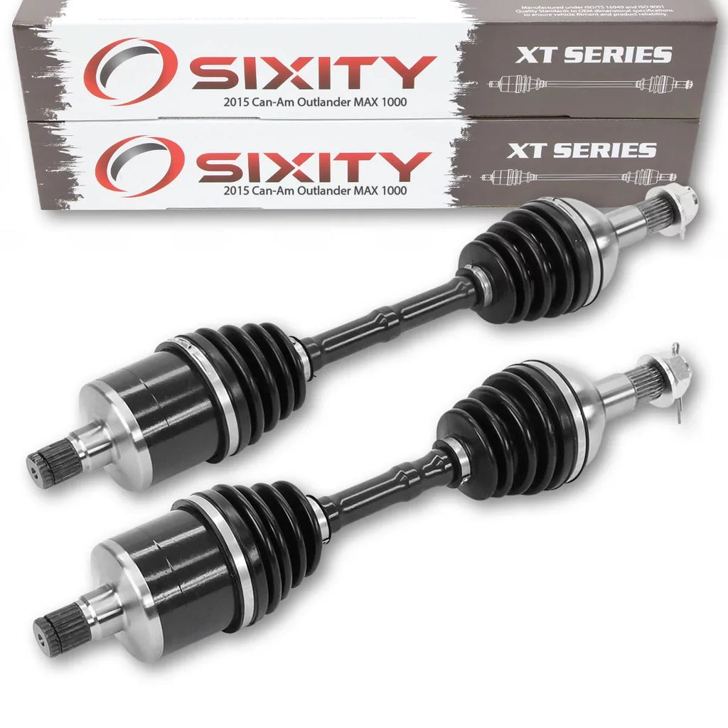 2 pc Sixity XT Rear Left Right Axle matching with Can-Am Outlander MAX 1000 2015 - EFI 4X4