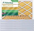 Filterbuy 20x32x2 MERV 11 Pleated HVAC AC Furnace Air Filters (6-Pack)