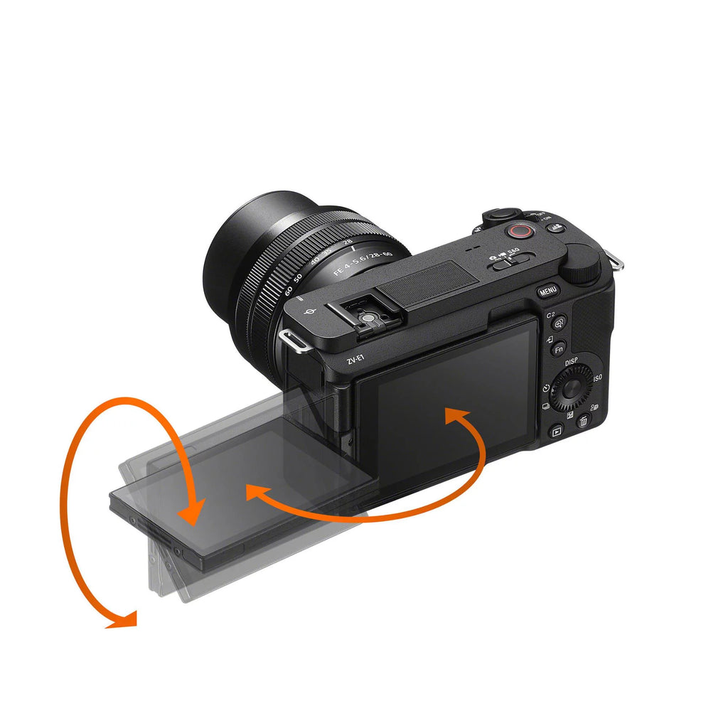 Alpha ZV-E1 Mirrorless Camera with 50mm Lens, Grip, and Mic (Black) Kit