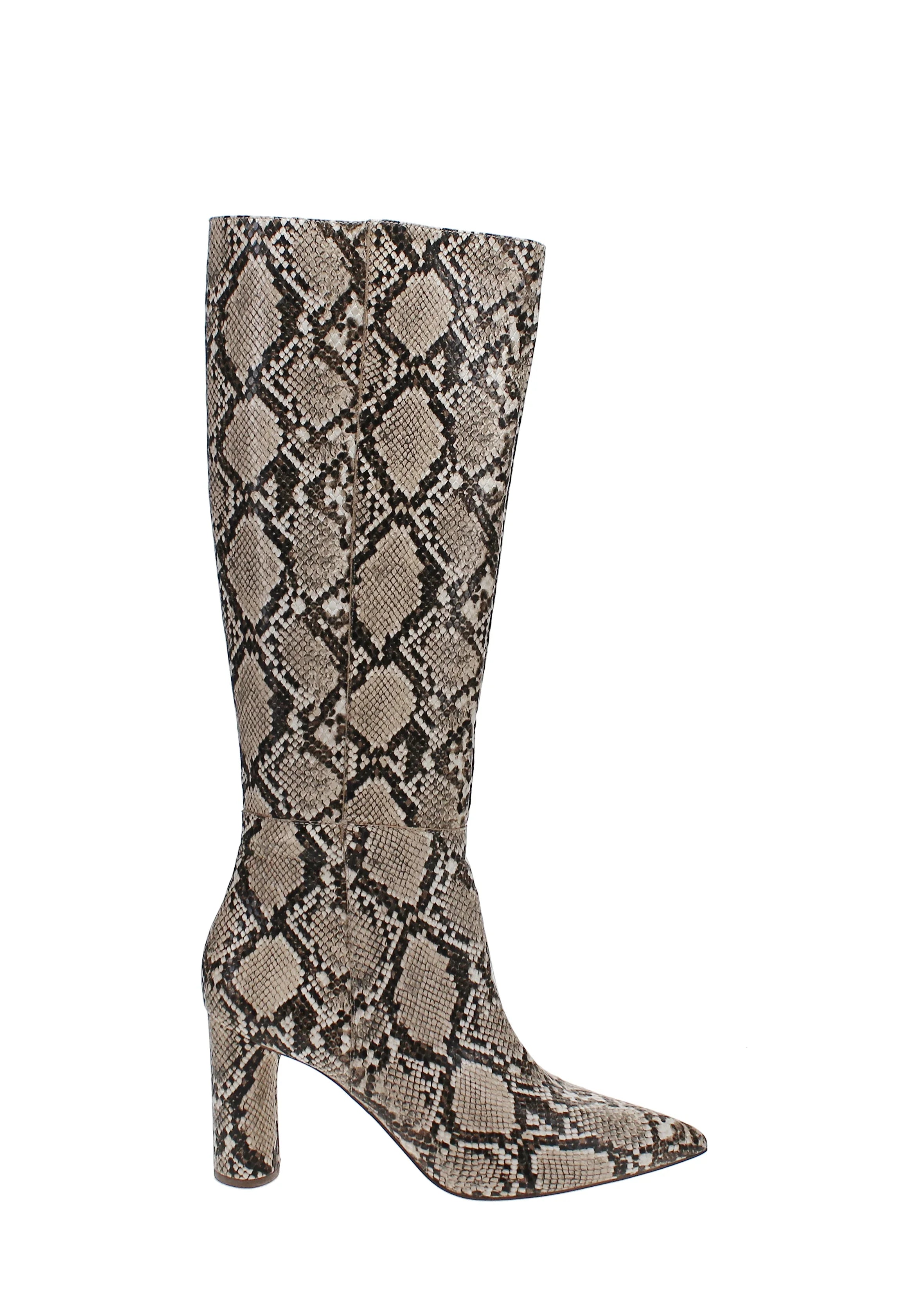Aqua | Maria Block Heel Tall Boots | Multi | Size 5