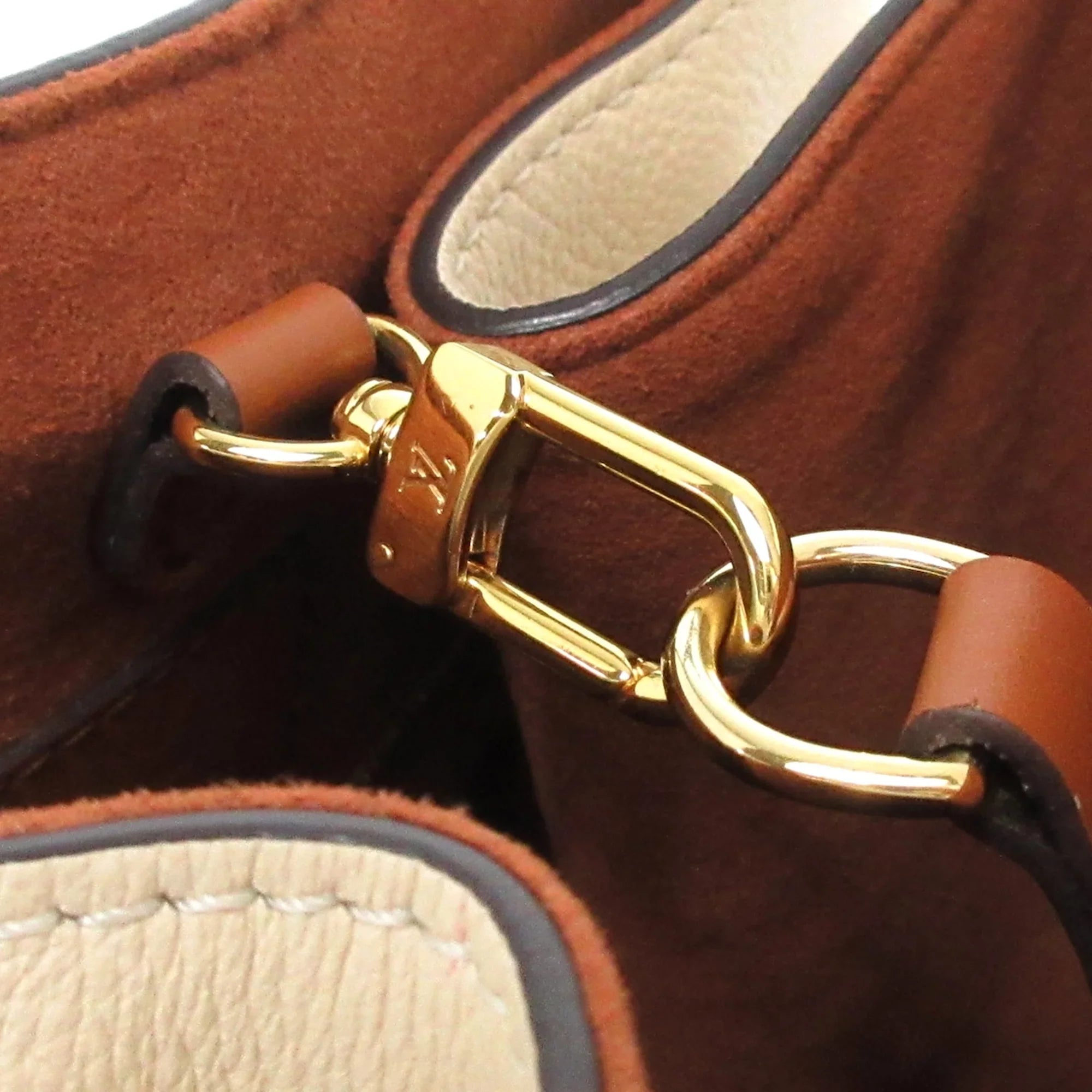 Pre-Owned Authenticated Louis Vuitton Monogram Fold Tote PM Canvas Brown Satchel Unisex (Good)