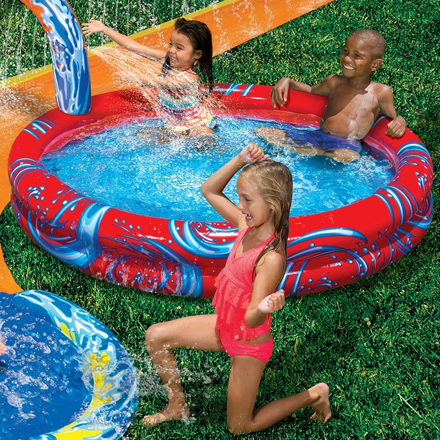 Banzai Battle Bop Pack Gloves & Bumpers and Cyclone Splash Inflatable Pool