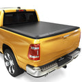 Ledkingdomus 5.7 ft Soft Tri-Fold Truck Bed Tonneau wrap for 2019-2023 Dodge Ram 1500 without Ram Box