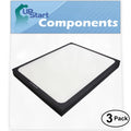 3-Pack Replacement for Blueair 205 Air Purifier Filter - suitable with Blueair 200 & 300 Air Filter