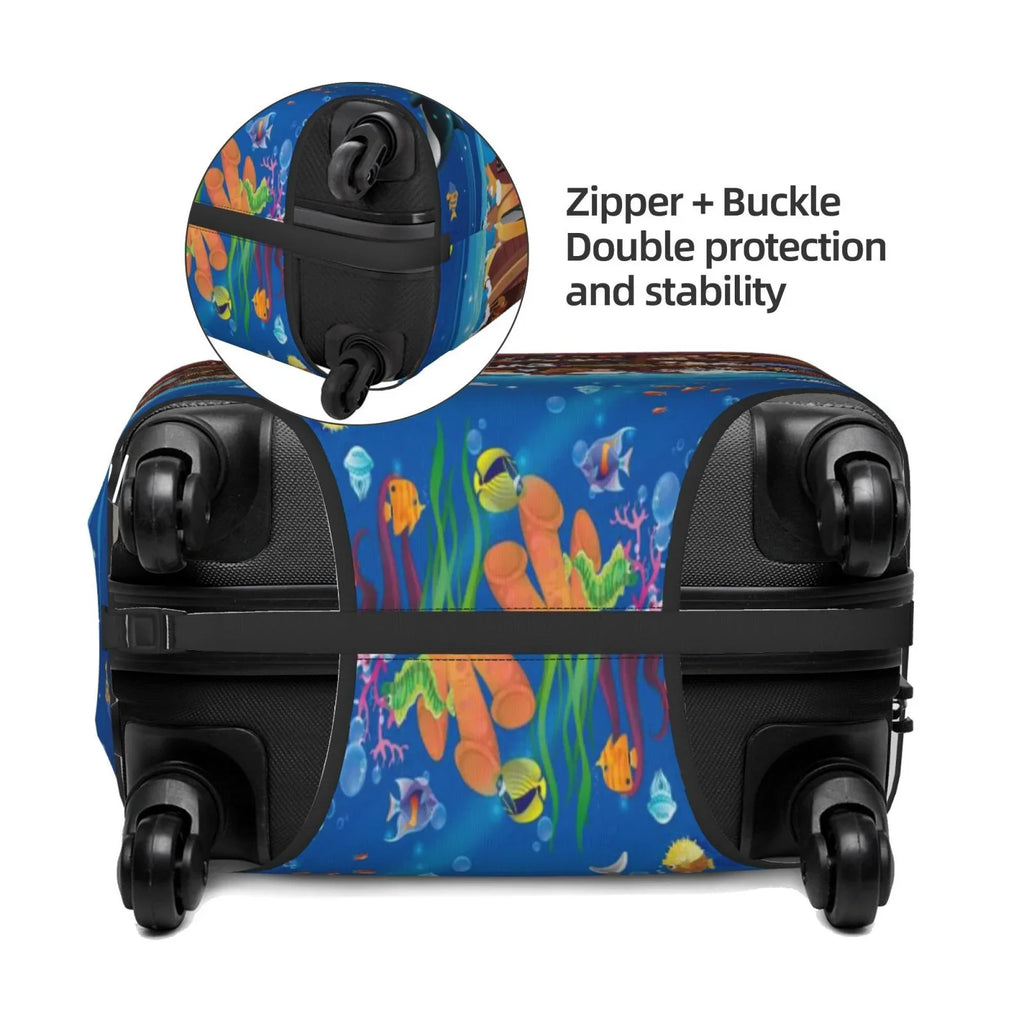 Junzan Animals On Noah'S Ark2 Print Washable Luggage shield - Fashion Suitcase Protector Fits 18-32 Inch Luggage