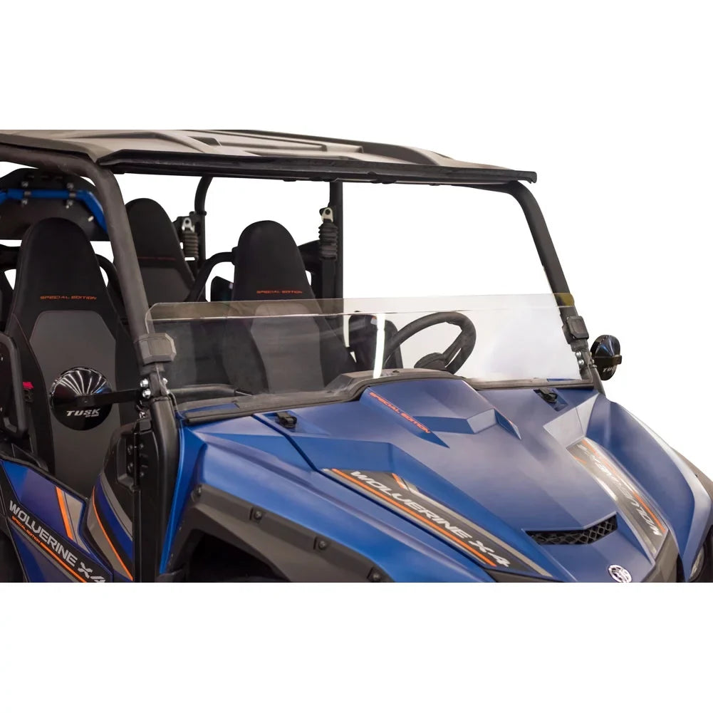 Tusk Removable Half Windshield Clear - Scratch protected For Yamaha Wolverine X4 XT-R 2020