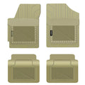 PantsSaver Custom Fit Floor Mats for Genesis G80 2021-2023 All atmospheric conditions Protection -4 Piece Set (Beige)