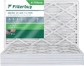 Filterbuy 14x24x1 MERV 13 Pleated HVAC AC Furnace Air Filters (6-Pack)