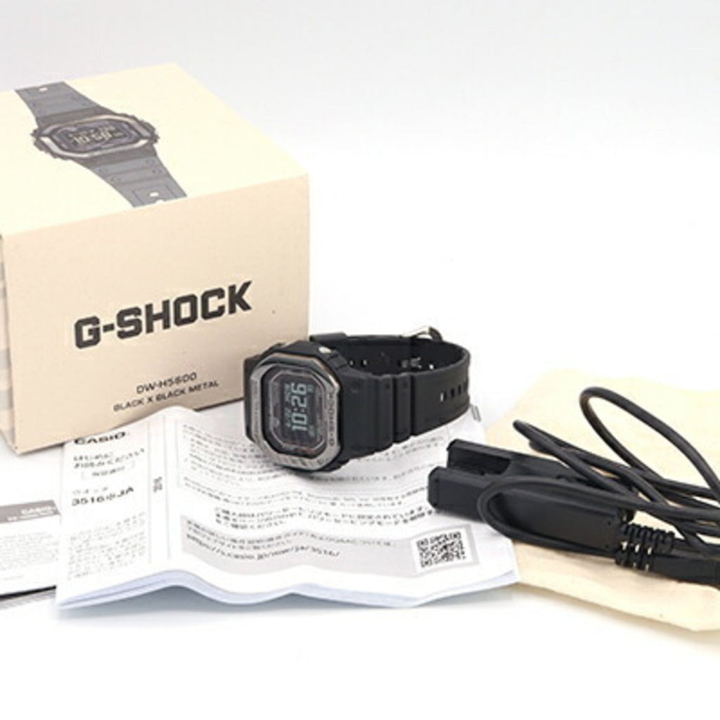 Pre-Owned Casio Men's Watch G-Shock G-Squad DW-H5600MB-1JR Biomass Stainless Steel Women's Square G-SQUAD 5600 SERIES G-SHOCK GSHOCK CASIO (Good)