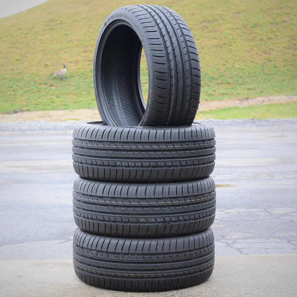 Set of 4 (FOUR) Cosmo MuchoMacho 225/50R17 ZR 98W All Season High Performance Tires Fits: 2012-15 Chevrolet Cruze LT, 2012-18  Focus Electric