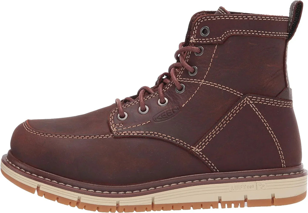 KEEN Utility Women's San Jose 6 Alloy Toe Wedge Work Boots 5 Gingerbread