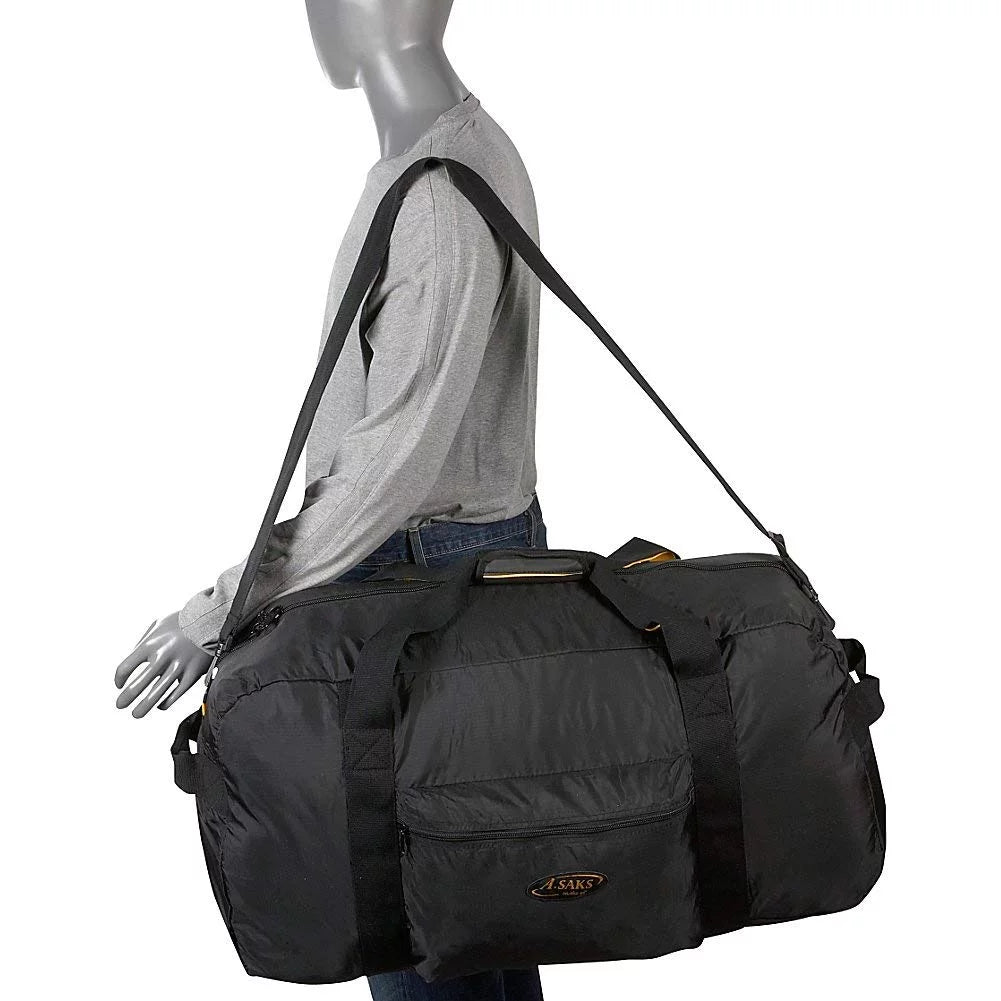 A.Saks 30” Lightweight Folding Duffel w/Pouch