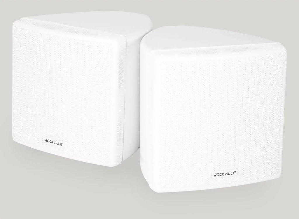 6-Zone Amp+6) 3.5" White Cube+2) JBL Pendant and Ceiling Speakers for Restaurant/Bar