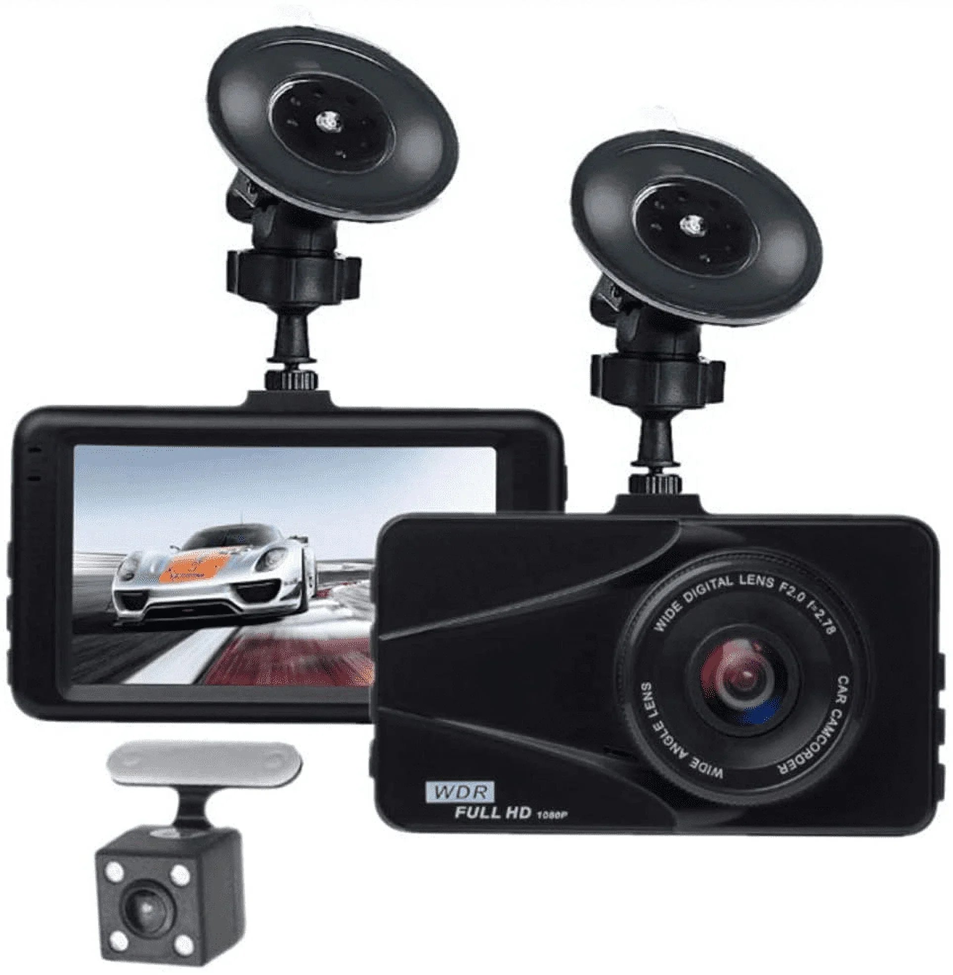 T670 Plus DVR Dash Cam For Hummer Dual Travel Recorder Full HD 3" LCD Screen 170° Wide Angle, WDR, G-Sensor, Loop Recording Motion Detection Excellent Video Images