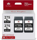 Toner Kingdom PG 275 XL Ink Cartridges Replacement for  Ink 275 for  Printers PIXMA TS3520 TS3522 TS3500 TR4720 TR4722 TR4700(2 Black)