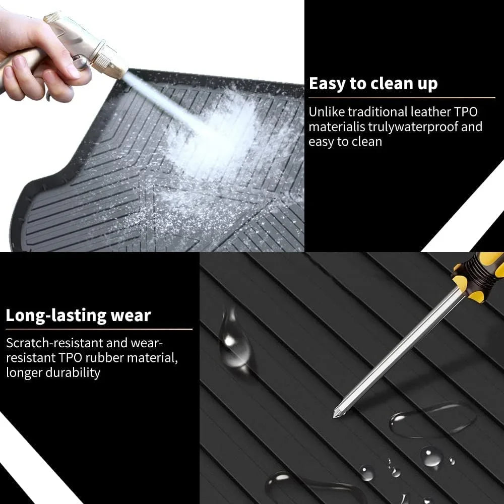 Upgrade Camry Cargo Liner | AOMSAZTO Custom Fit Trunk Mat for 2018-2023  Camry & Camry Hybrid Accessories, Rubber Cargo Mat Trunk Liner Floor Mat for  Camry 2018 2019 2020 2021 2022 2023