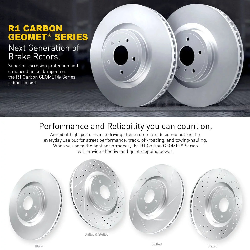 R1 Concepts Wdpn2 74014 R1 Concepts Brake Rotor Carbon Coated Fits select: 2011-2014 VOLKSWAGEN JETTA SE, 2013 VOLKSWAGEN BEETLE