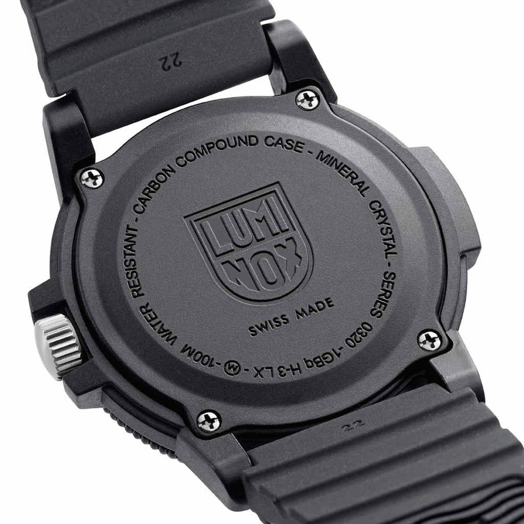 Luminox 0321.BO Sea Turtle Giant 0320 Men's Black Band Watch
