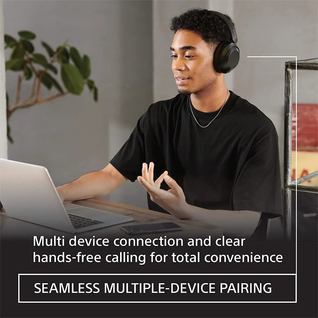 Wireless Bluetooth Over Ear Headset WH-XB910N with Microphone Extra Bass Noise Cancelling Headphones with NeeGo AUX