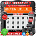 Autel MaxiCOM MK908 Pro II Car Diagnostic Scan Tool J2534 Programming ECU Coding Bi-directional, 38+ Services,J2534 Pass-Thru, AutoScan 2.0